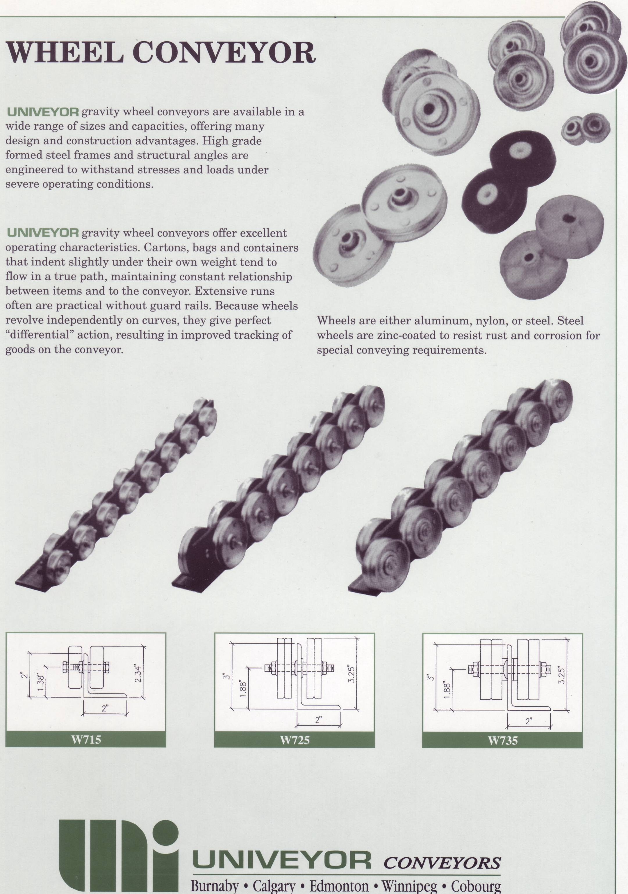 Wheel Rail Conveyor